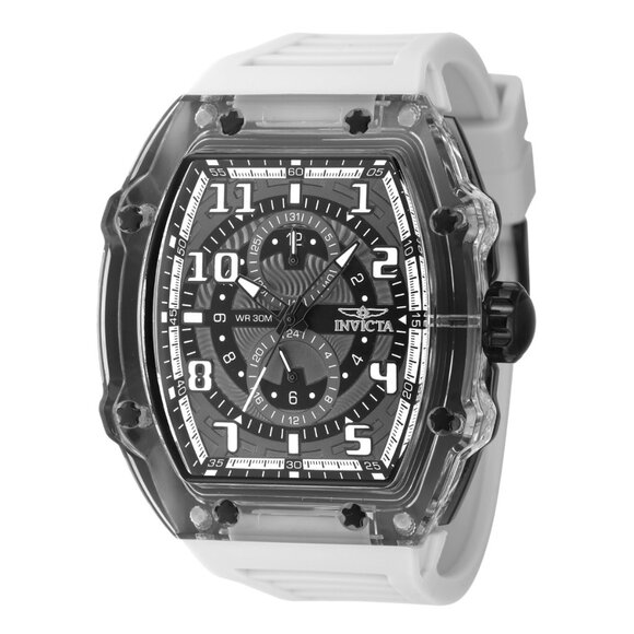 Invicta Racing Cyclone Men's Watch - 48.5mm, Smoke/White (48719) - Picture 1 of 1